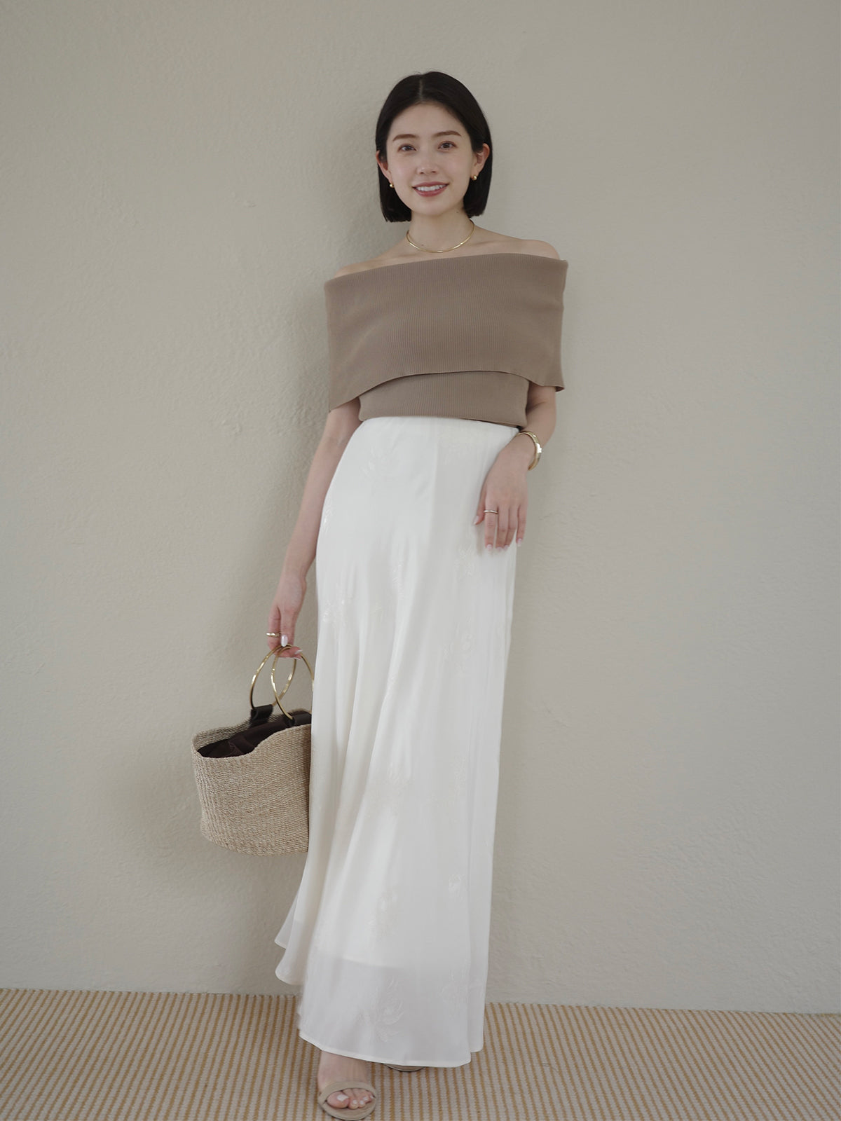 ブーケジャカードナロースカート