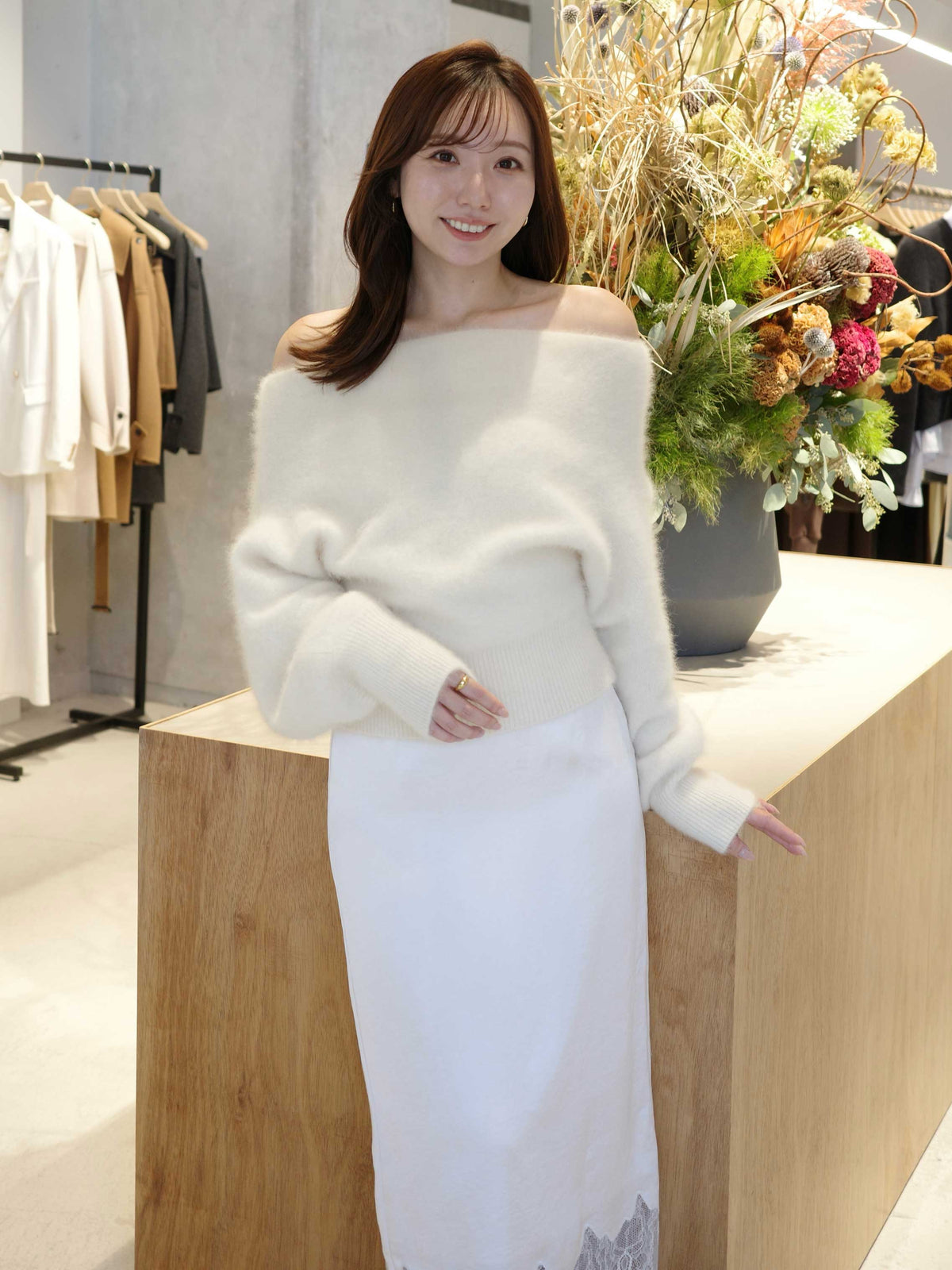 PR:162cm COLOR:ECRU SIZE:F
