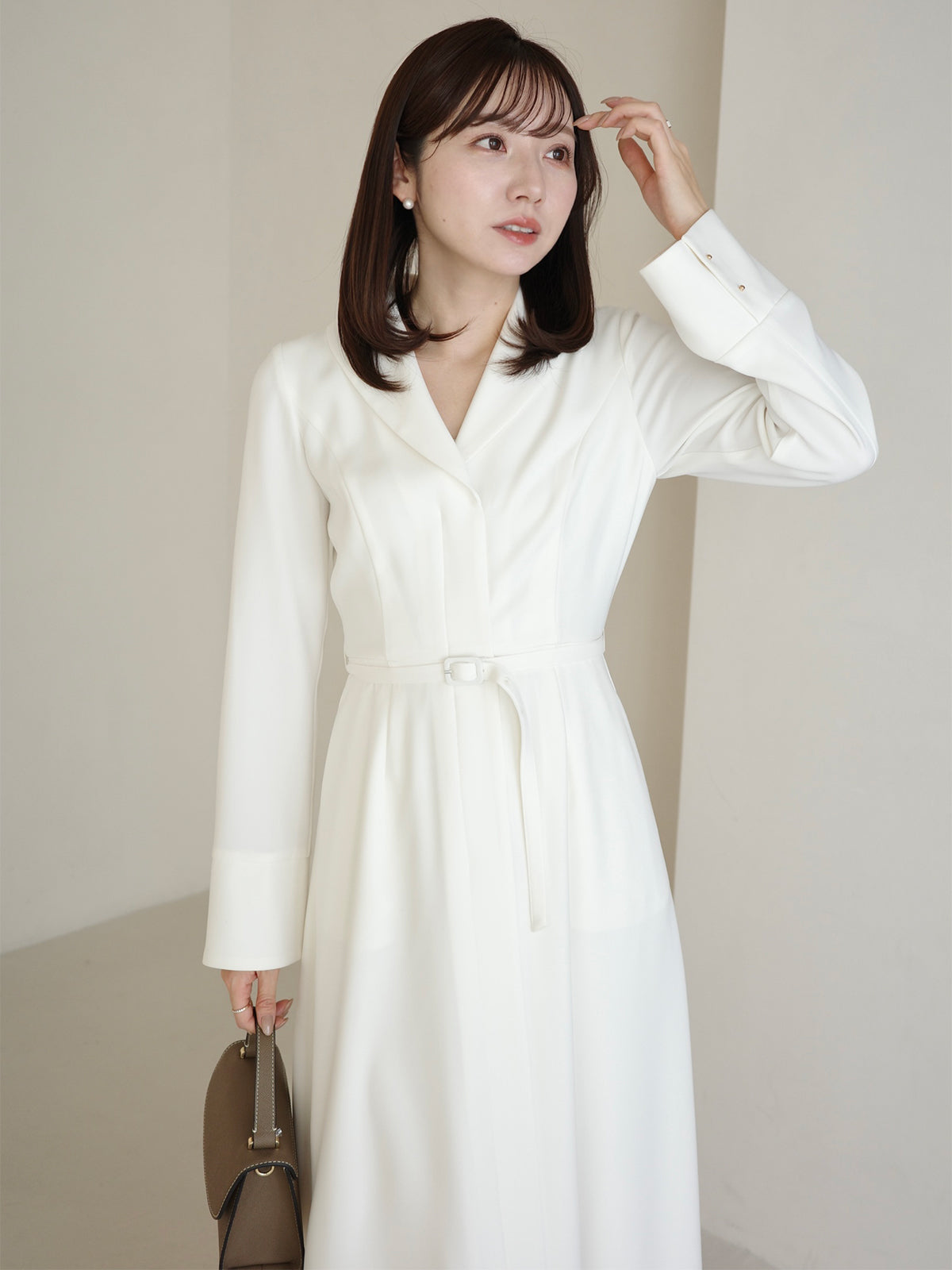 ダブルサテングレースワンピース