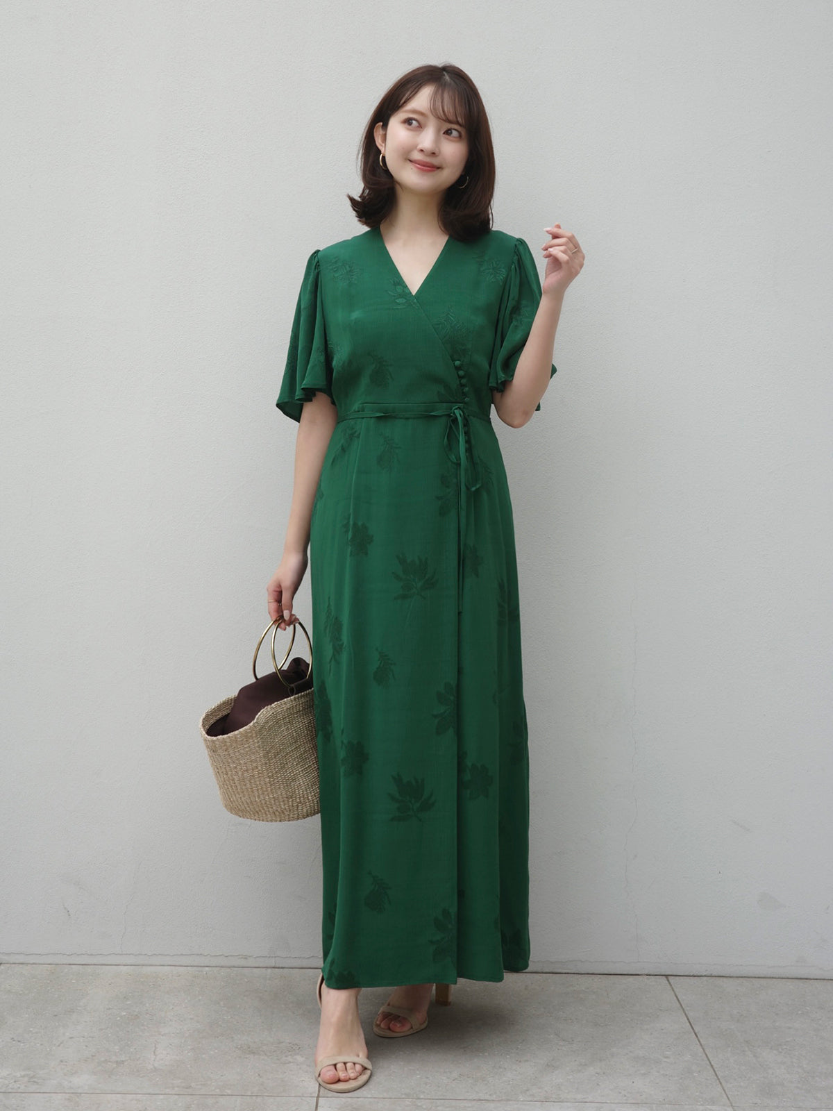 ブーケジャカードメロウワンピース