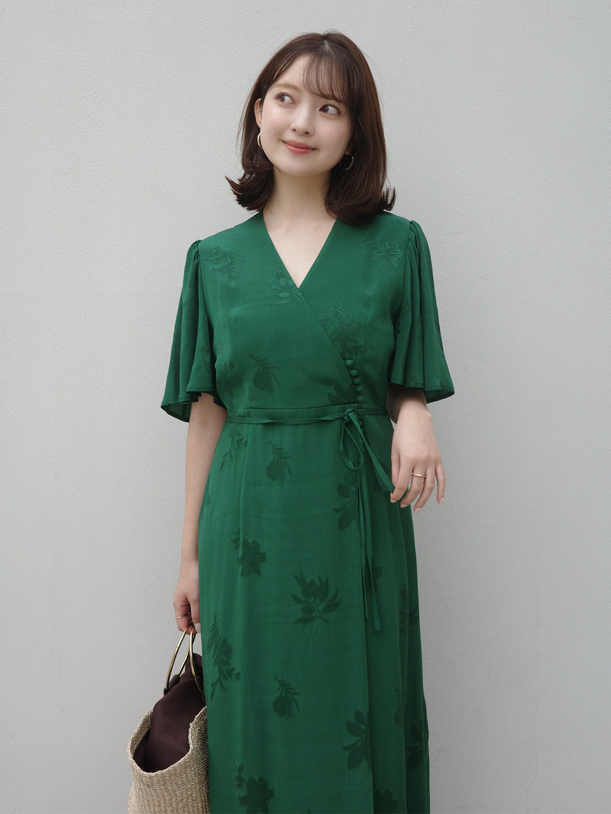 ブーケジャカードメロウワンピース