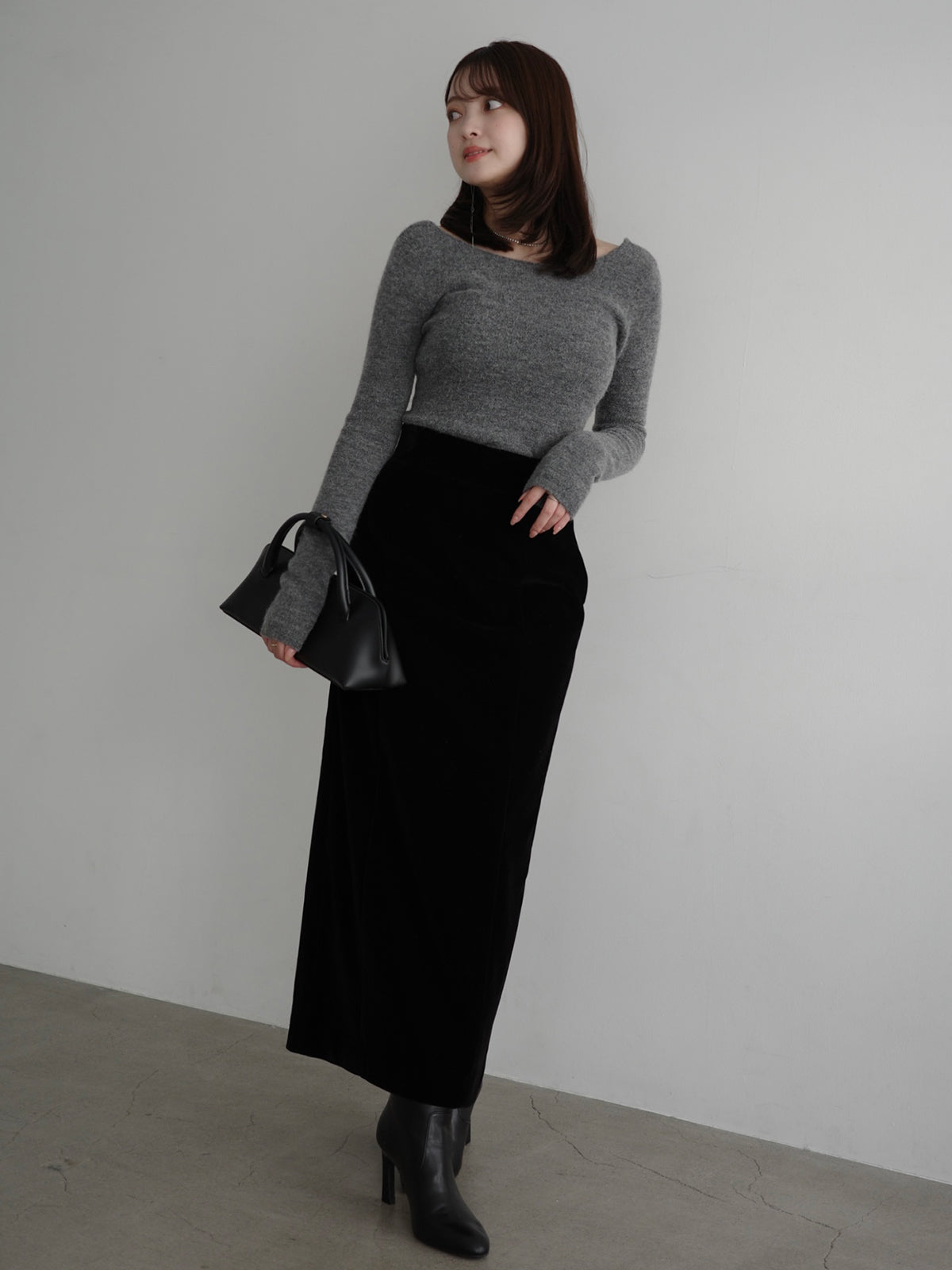 ニットボディスーツ