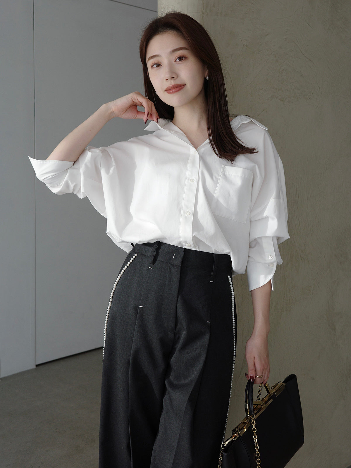 パールトリムパンツ