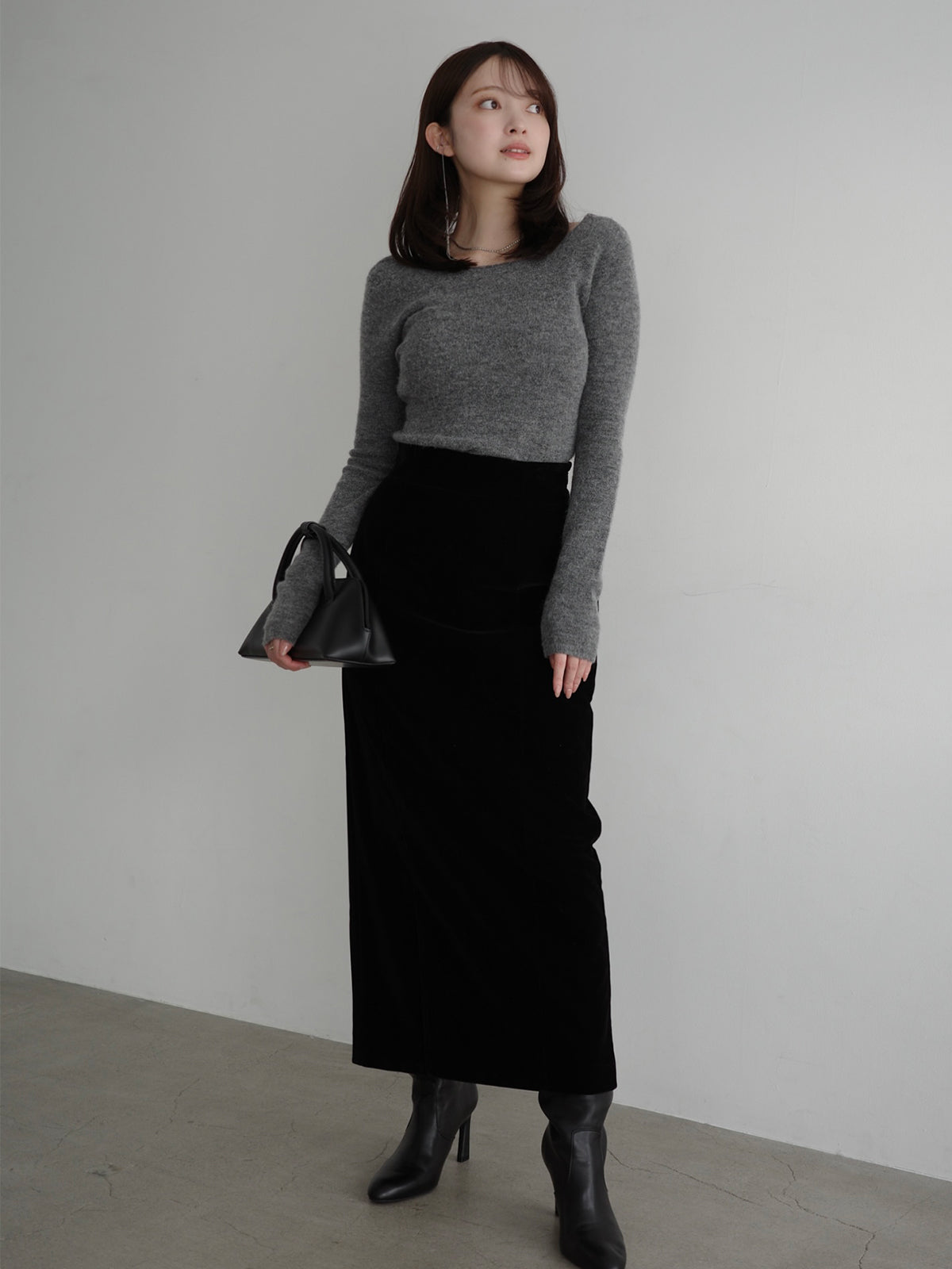 ニットボディスーツ