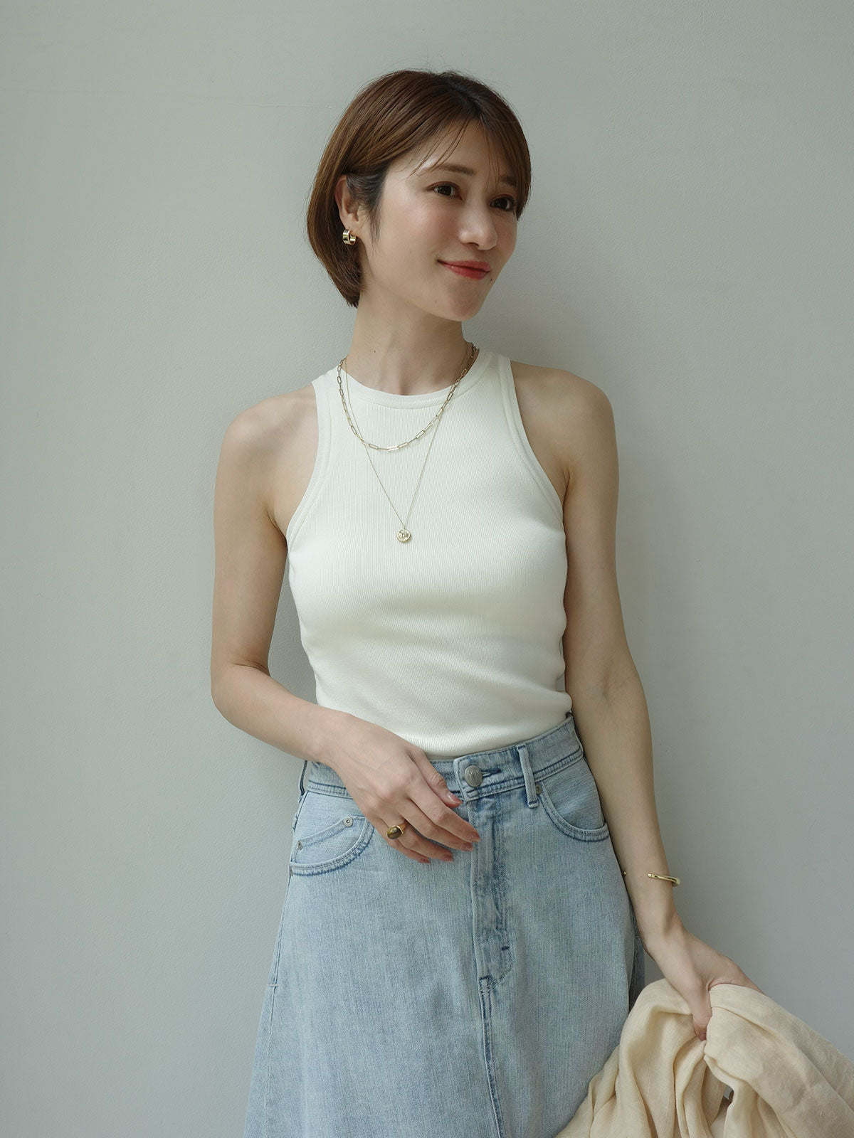 【YANUK×ánuans】Volume Flare Skirt / CIC