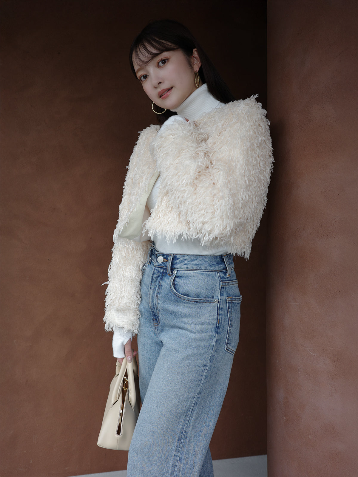 ファンシーフェザーコンパクトジャケット