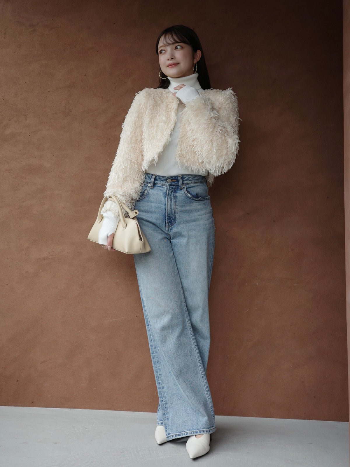 ファンシーフェザーコンパクトジャケット