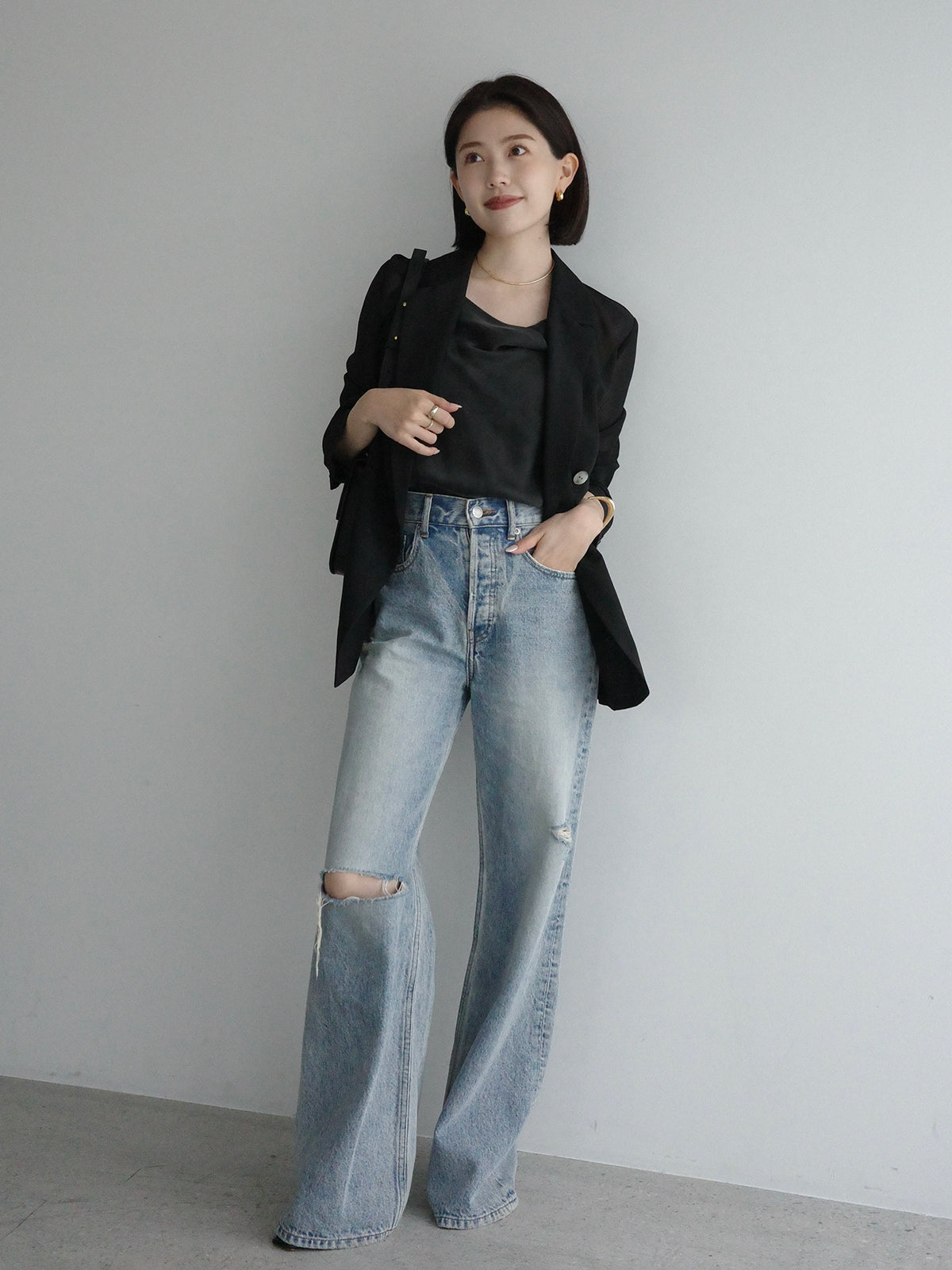 PR:157cm COLOR:LIGHT BLUE SIZE:0