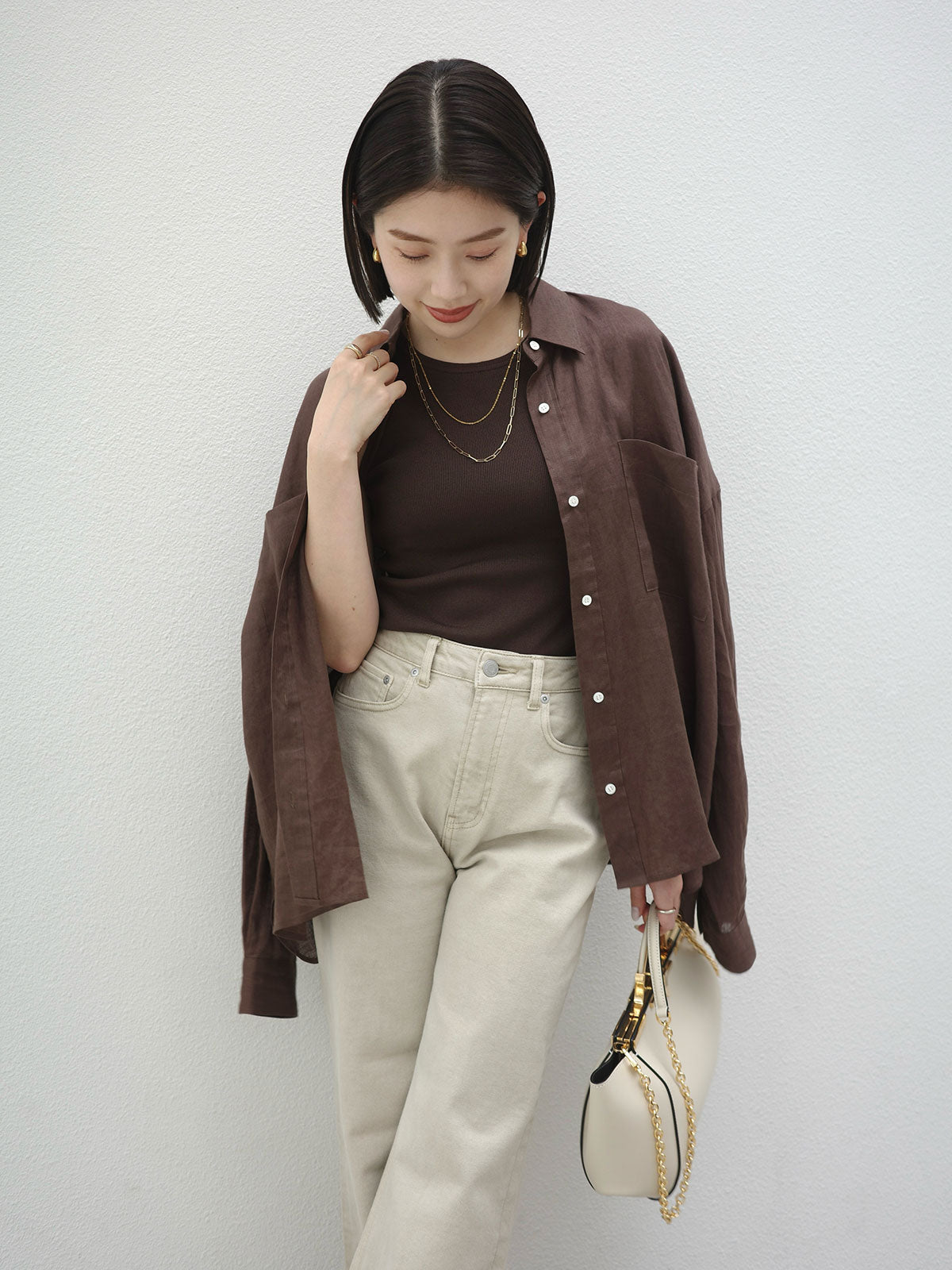 PR:157cm COLOR:BROWN SIZE:F