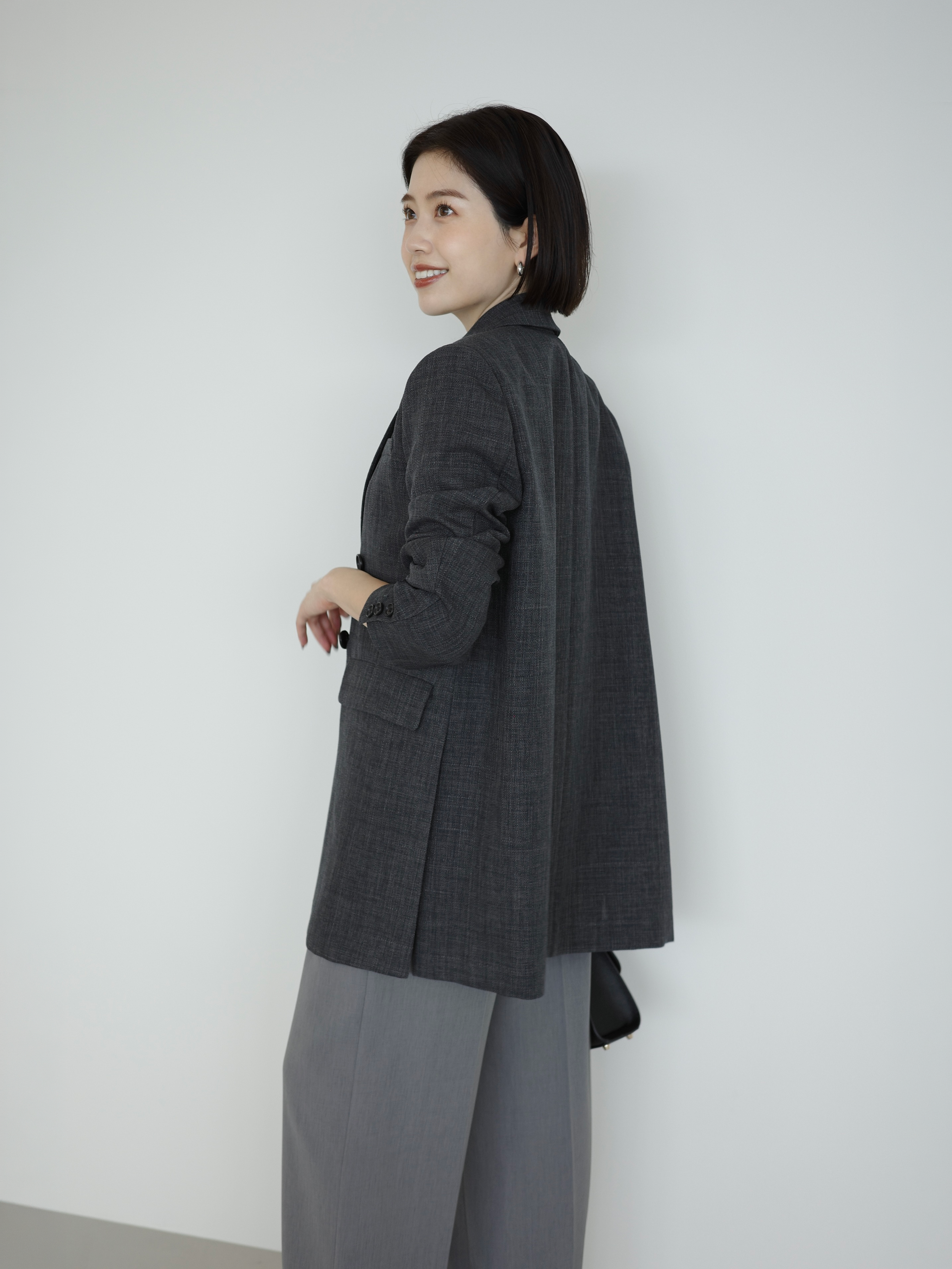 メッシュロングスリットジャケット