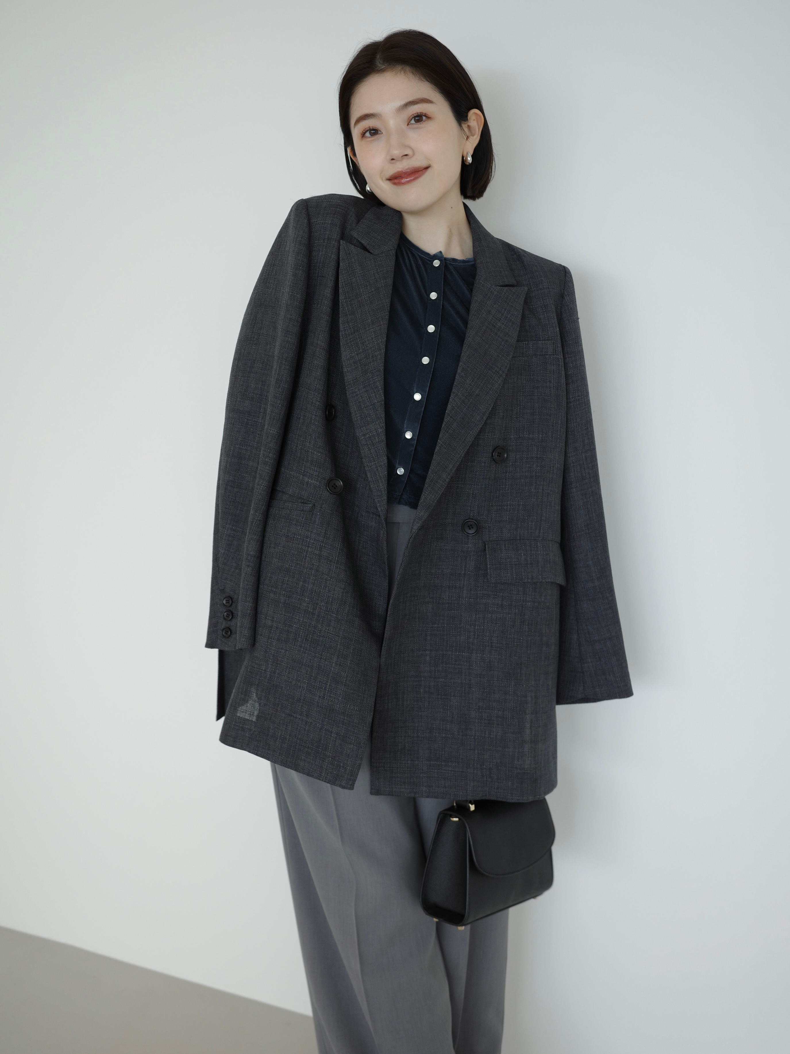 メッシュロングスリットジャケット