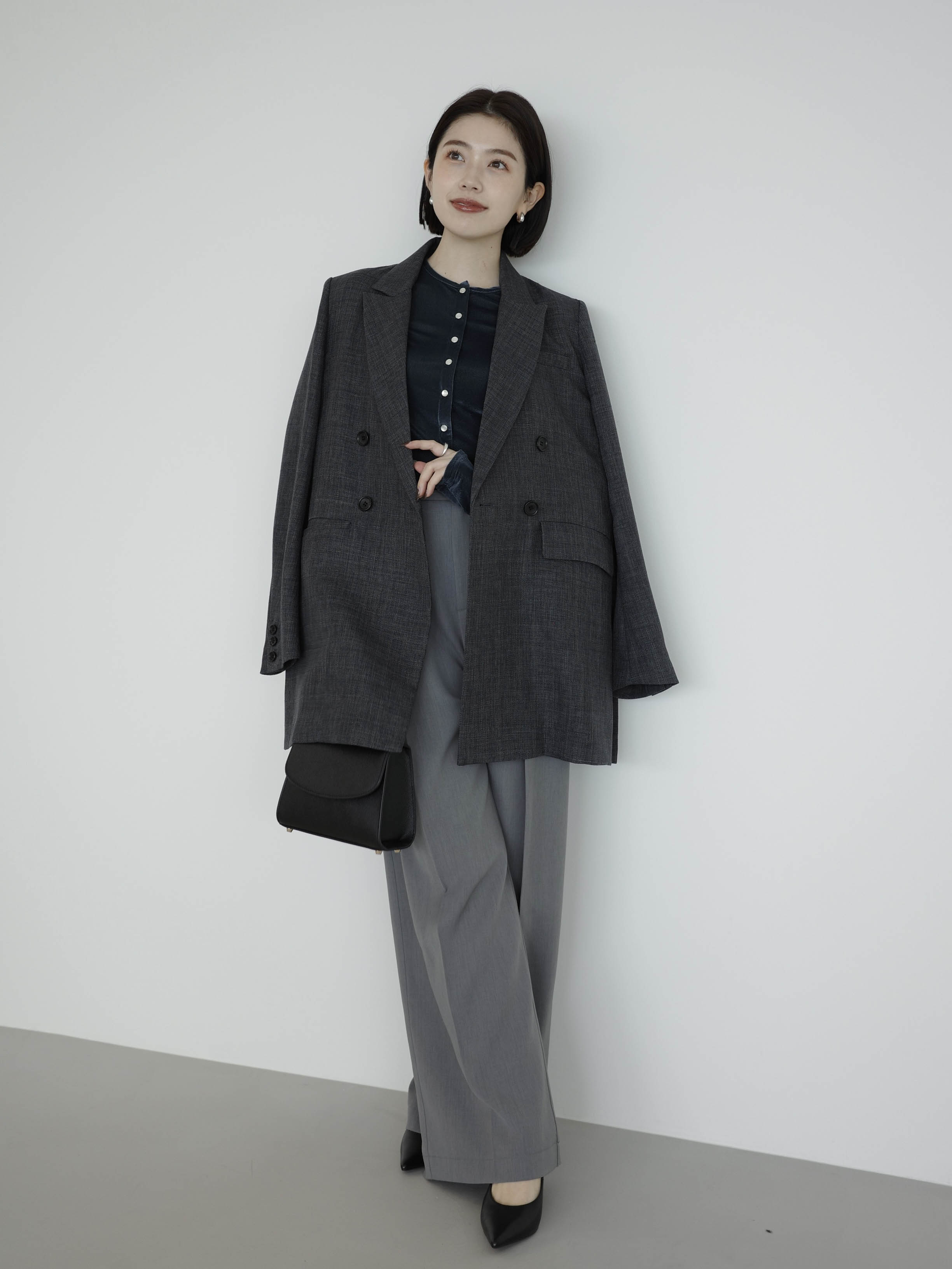 メッシュロングスリットジャケット