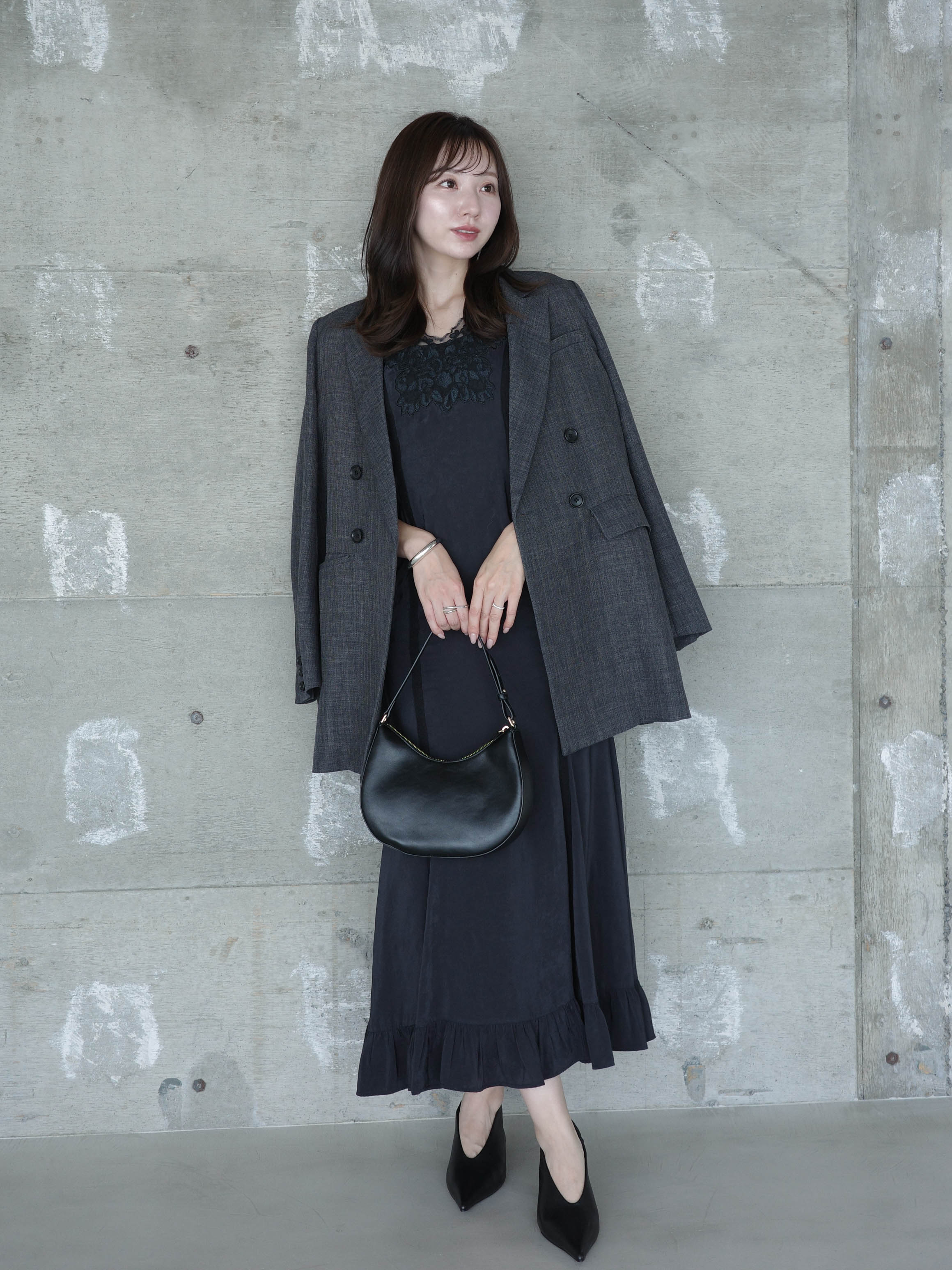 メッシュロングスリットジャケット