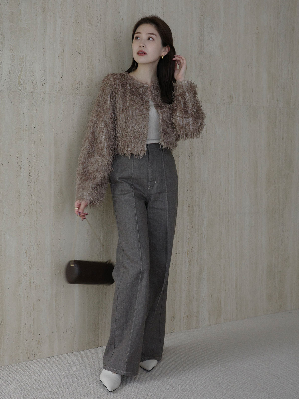 PR:157cm COLOR:MOCA SIZE:1