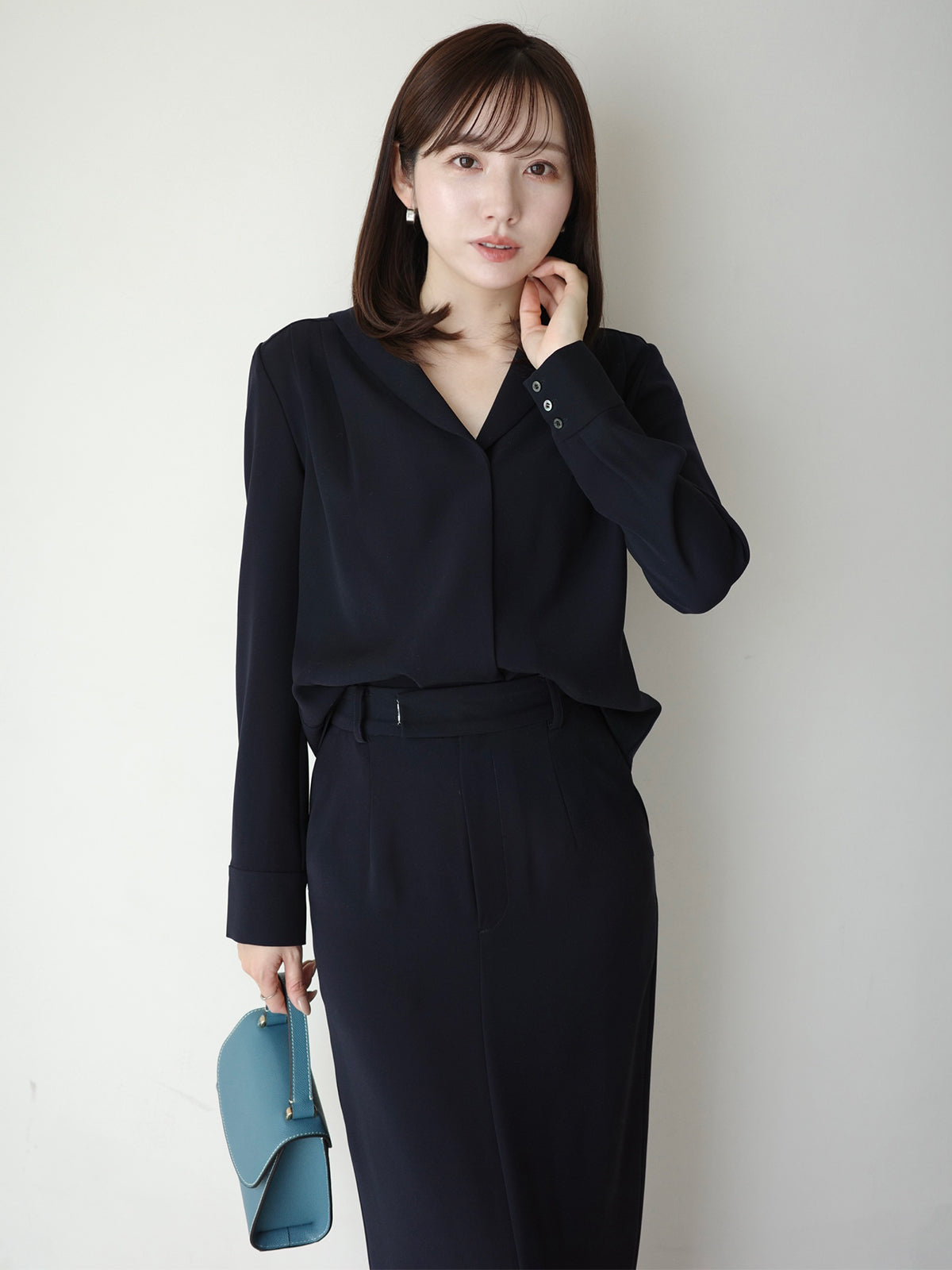PR:162cm COLOR:NAVY SIZE:F