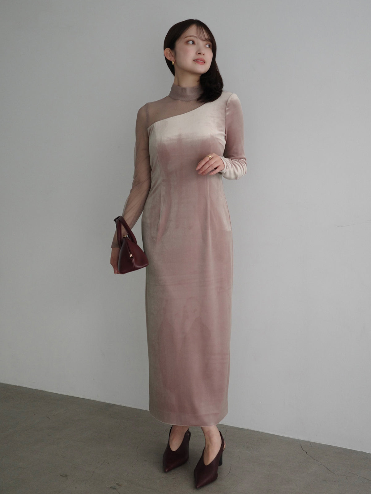 PR:156cm COLOR:PINK BEIGE SIZE:1