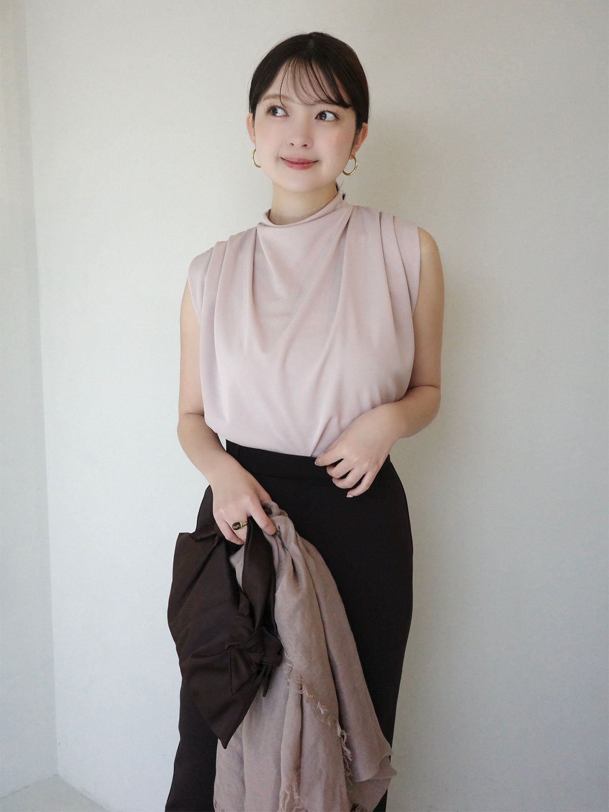 PR:156cm COLOR:PINK BEIGE SIZE:F