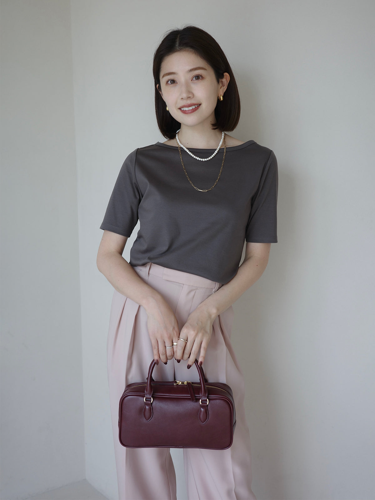 투턱 와이드 팬츠