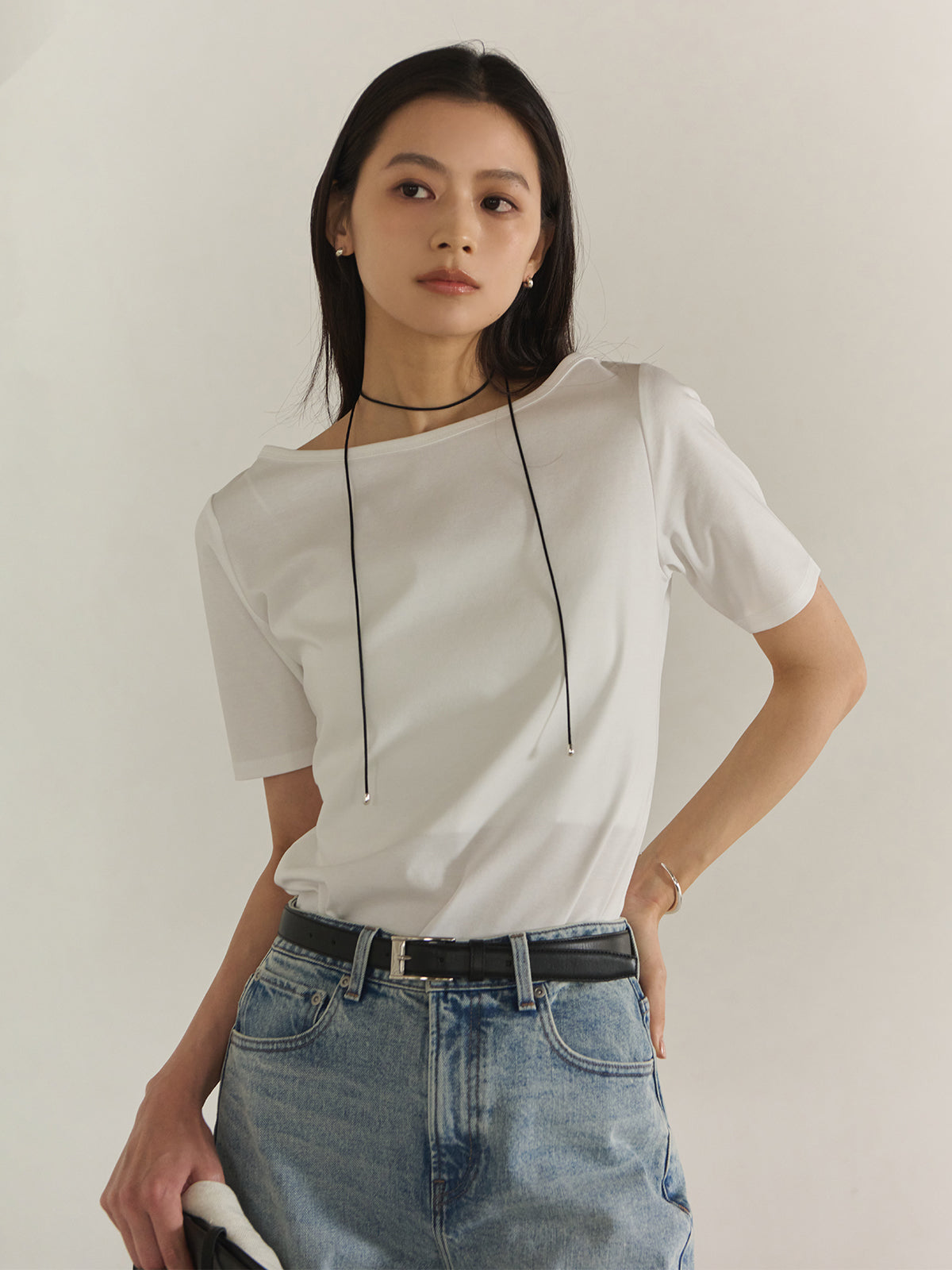 缎面绳结项链