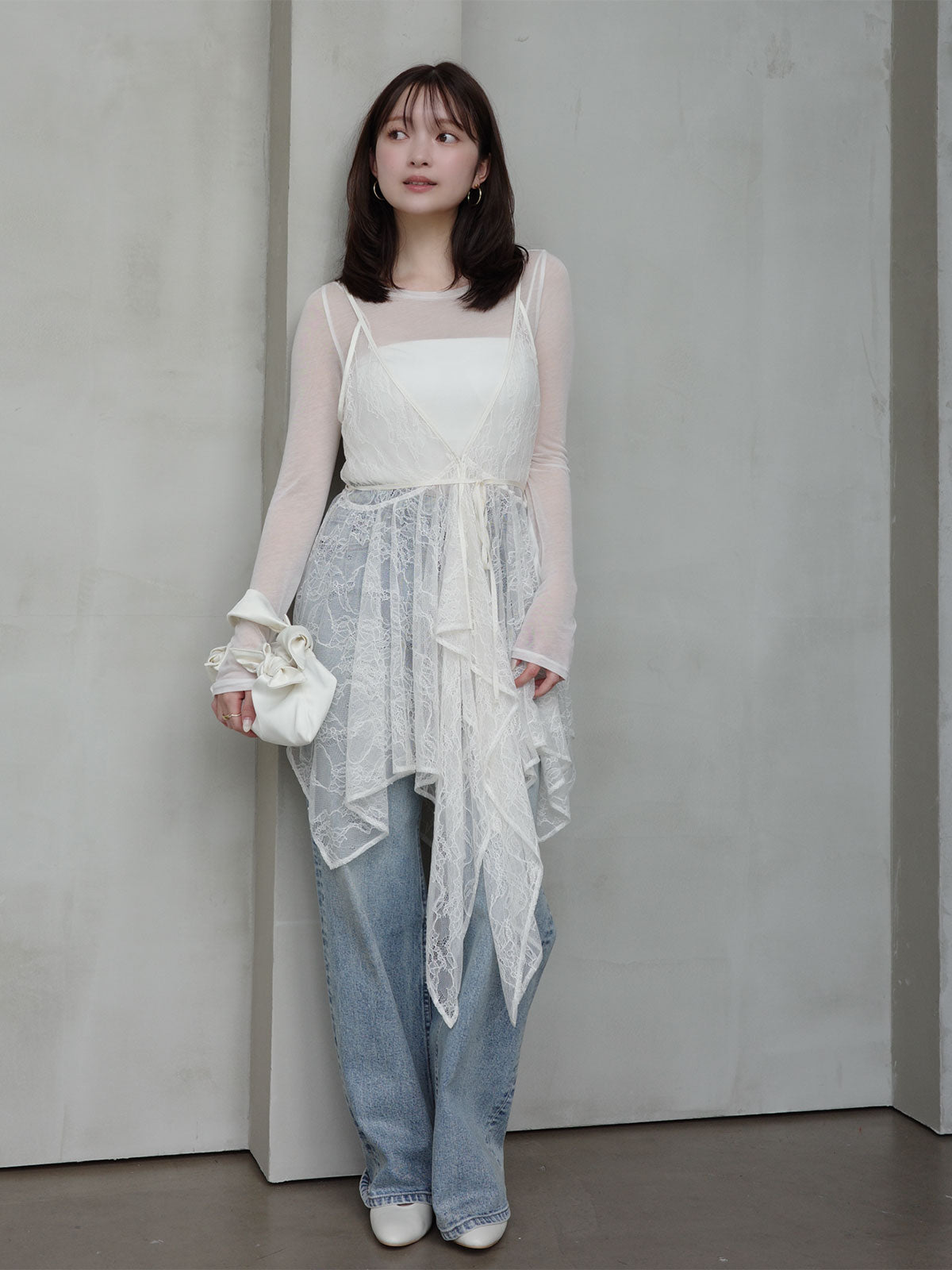 シアーコンパクトロングTシャツ