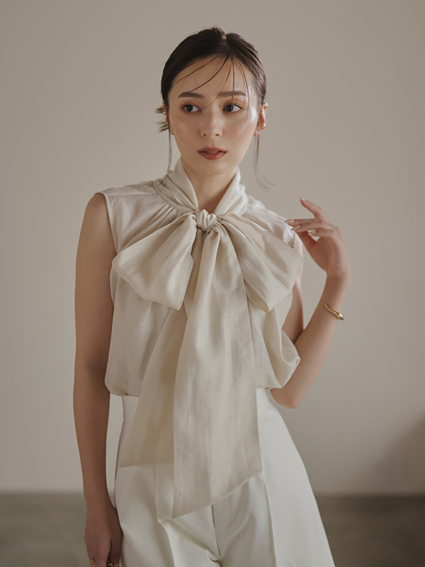 シアールーバンブラウス(F IVORY): トップスanuans
