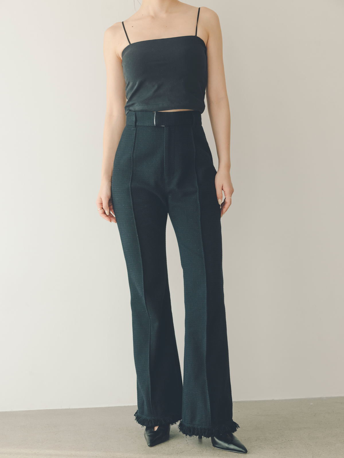 キャミソールベアトップ(S BLACK): トップスanuans
