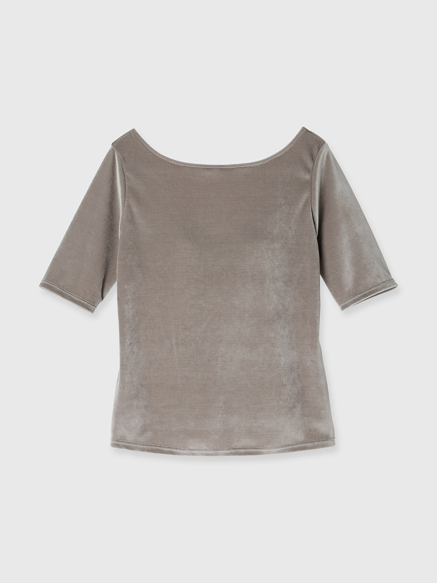 OUR WACOAL×anuans】カップインベロアトップス(M BEIGE