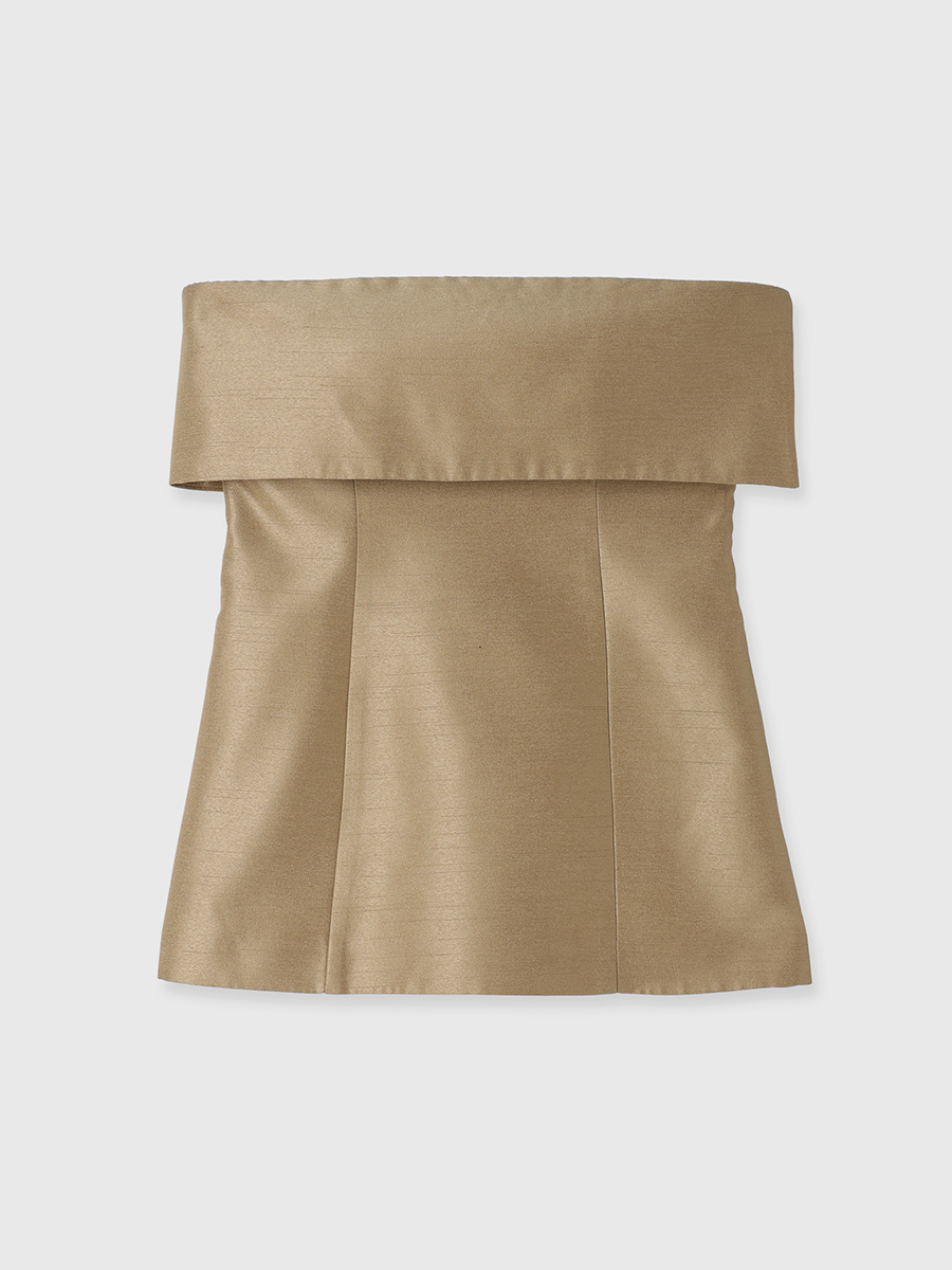 シャンタンベアトップス(S BEIGE): トップスanuans