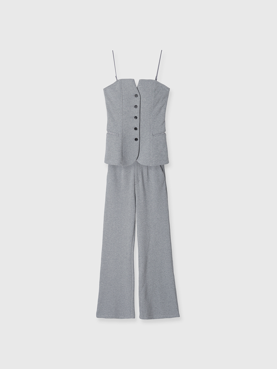 【セール】福袋/福箱ファッション通販 スウェットセットアップ(S ワンピースanuans GREY): CHARCOAL レディースウェア