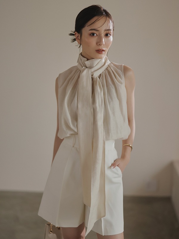 シアールーバンブラウス(F IVORY): トップスanuans