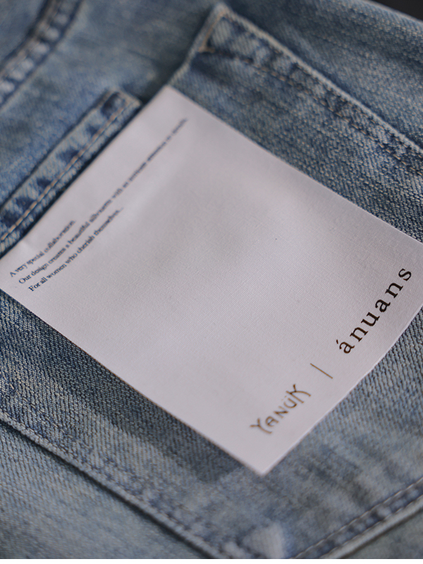 【anuans×YANUK】Boys Straight denim