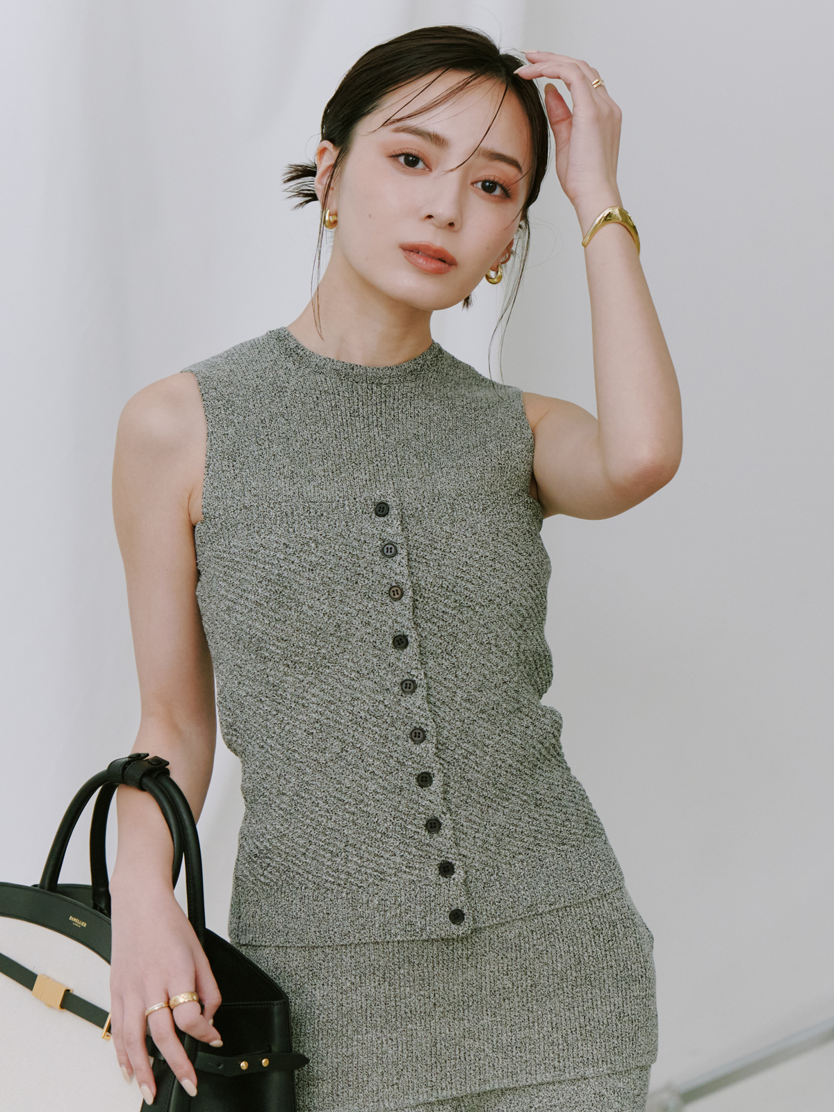 品揃え豊富で リラックスニットトップス(F GREY): トップスanuans トップス