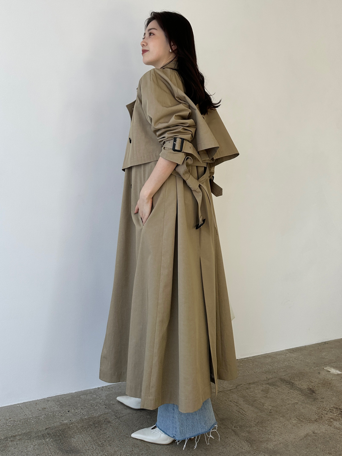 3Wayトレンチコート(S BEIGE): アウターanuans