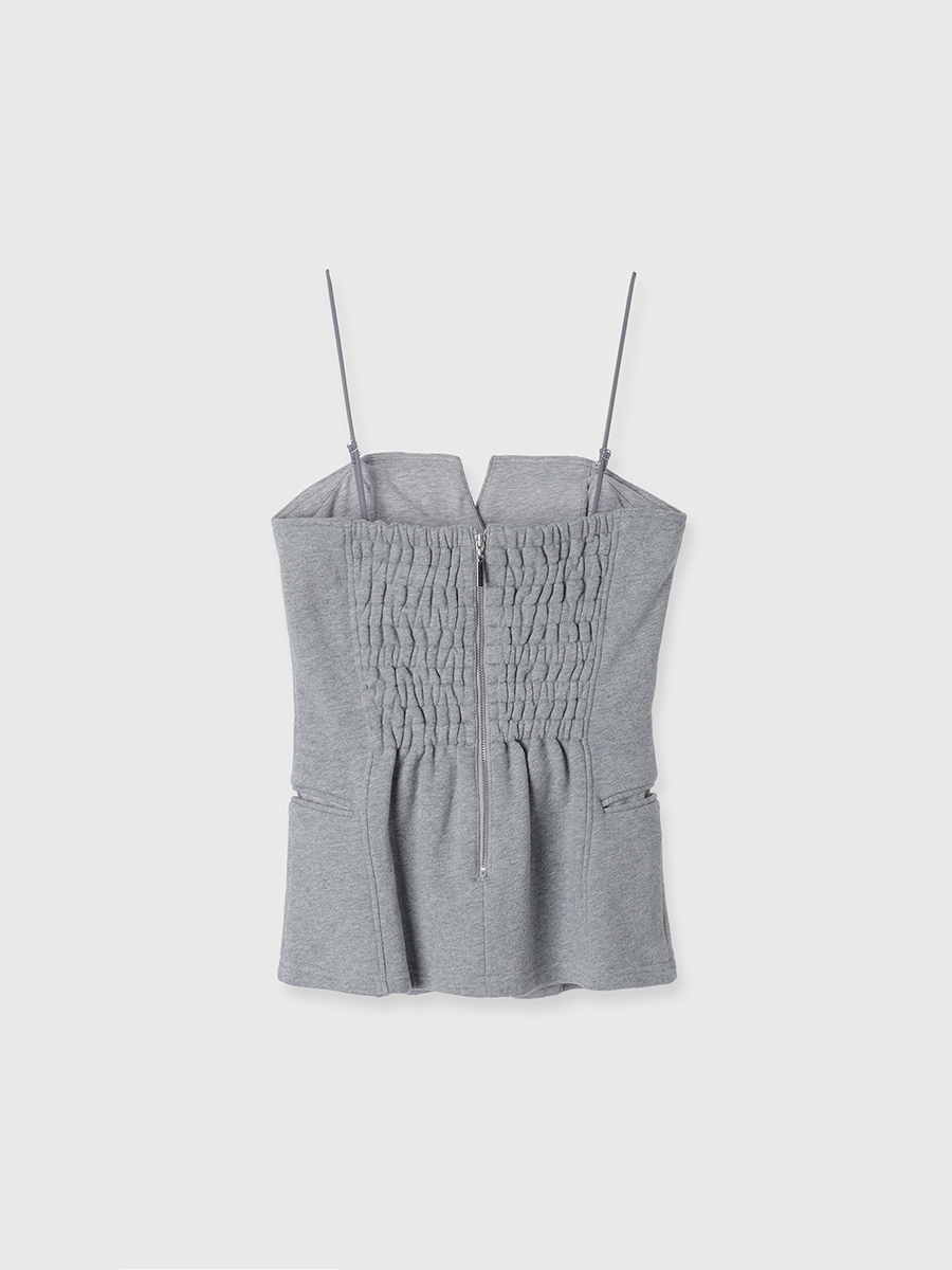 スウェットセットアップ(S CHARCOAL GREY): ワンピースanuans