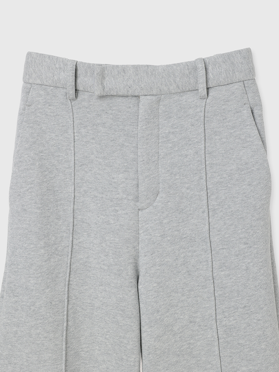 ピンタックスウェットパンツ(S GREY): パンツanuans ピンタックスウェットパンツ(S GREY): パンツanuans
