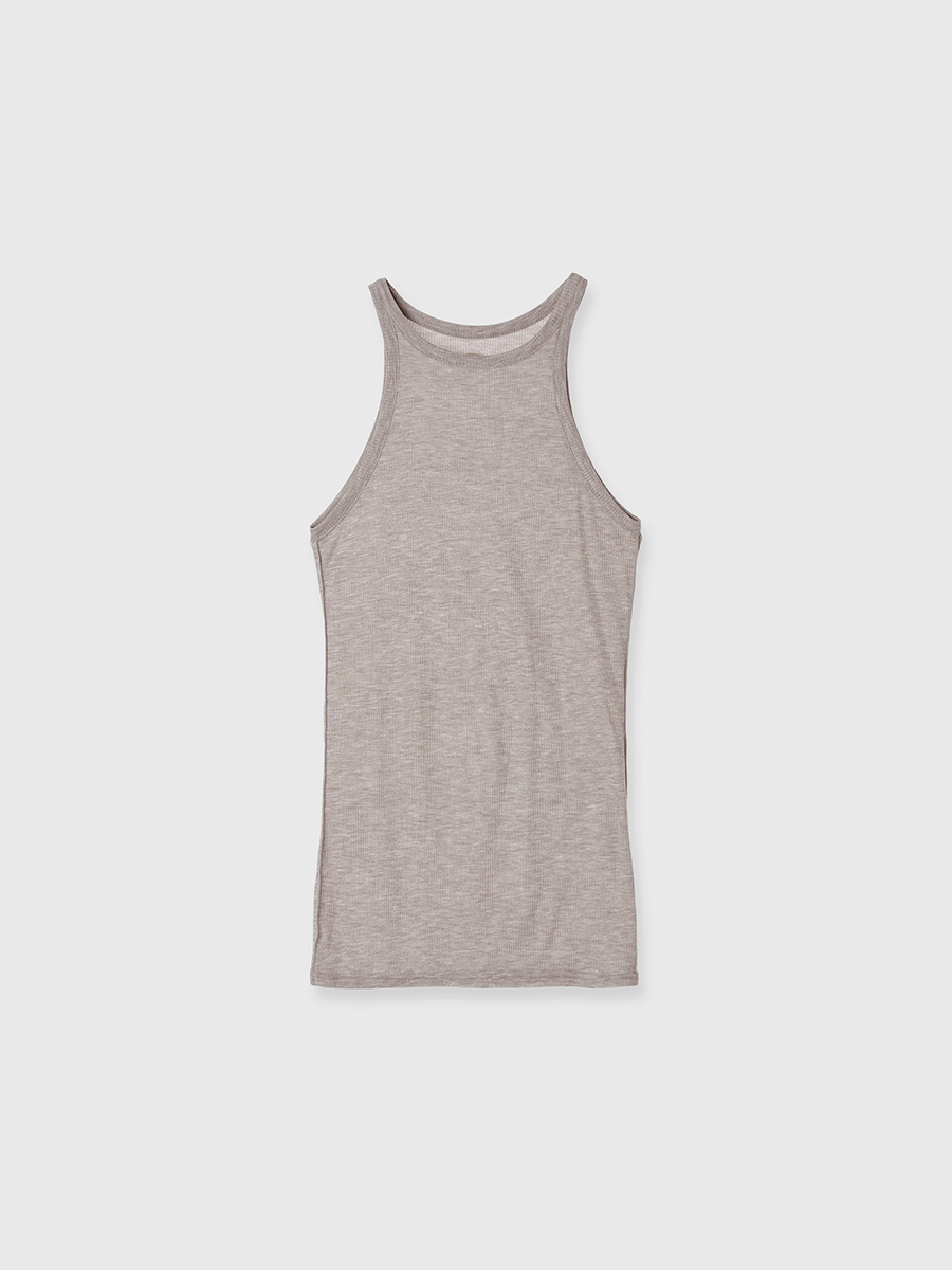 シアーテレコレイヤーカットトップス(F GREY): トップスanuans