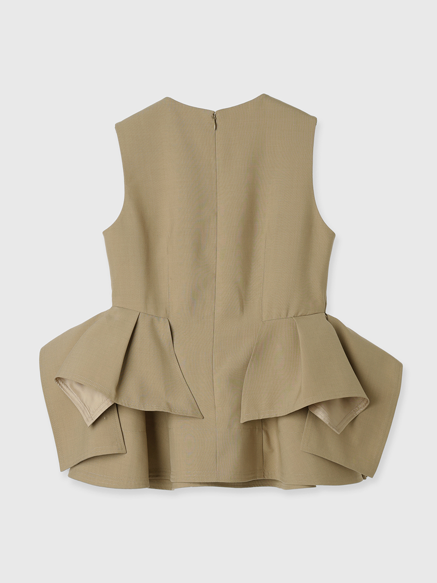 オブジェクトフレアトップス(S BEIGE): トップスanuans