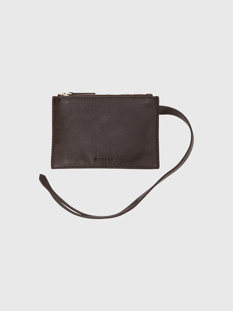 レザーラージショルダーバッグ(F BLACK): ファッション雑貨anuans