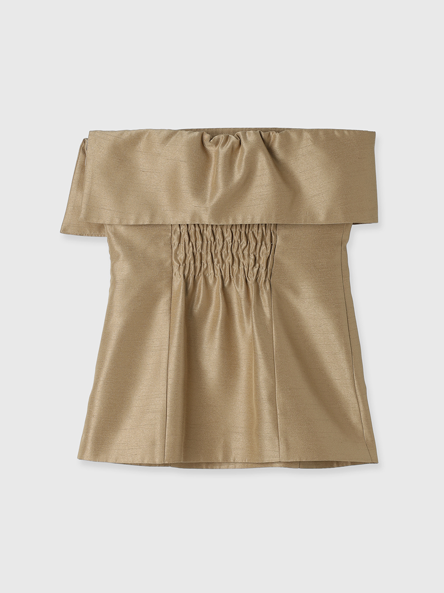 シャンタンベアトップス(S BEIGE): トップスanuans