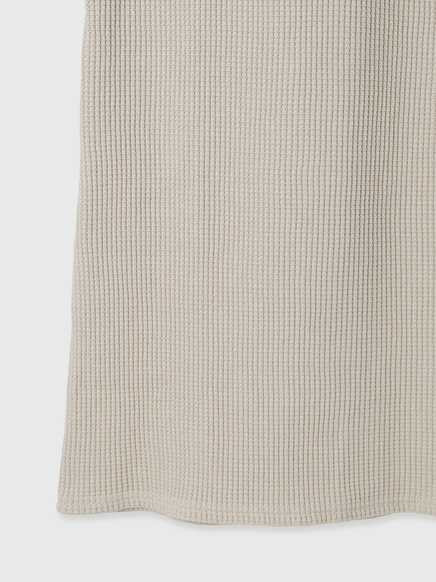 ワッフルナローワンピース(S BEIGE): ワンピースanuans