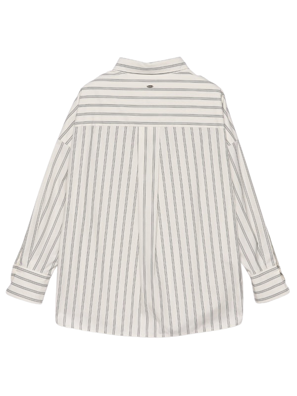 スタンダードシャツ【STRIPE】(F 【WEB限定】IVORY): トップスanuans