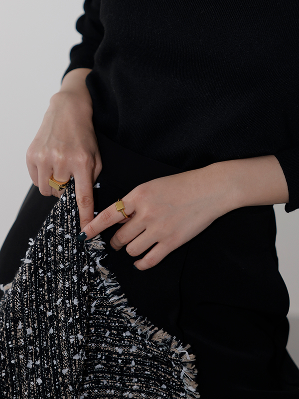 シルバー925ミニシグネットリング